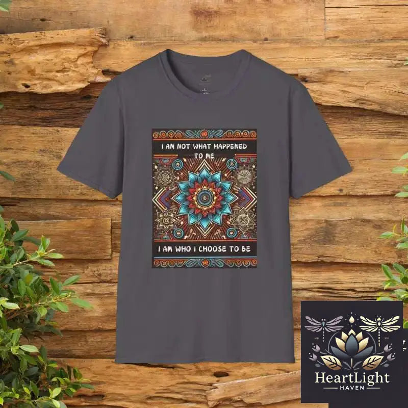 Empowering ’I Am Not What Happened To Me’ T-Shirt | Inspirational Unisex Resilience Tee - XS / Charcoal - T-Shirt