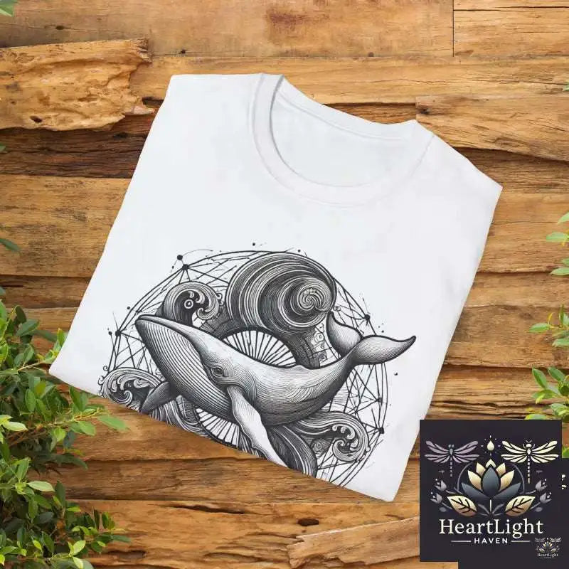Spirit Animal Humpback Whale Mandala Tee -Ocean Life Graphic Shirt for Marine Enthusiasts & Nature Lovers - T-Shirt