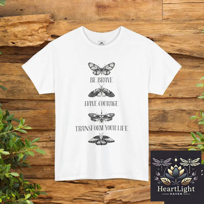Be Brave Tee – Transformative Butterfly Unisex Shirt for Growth