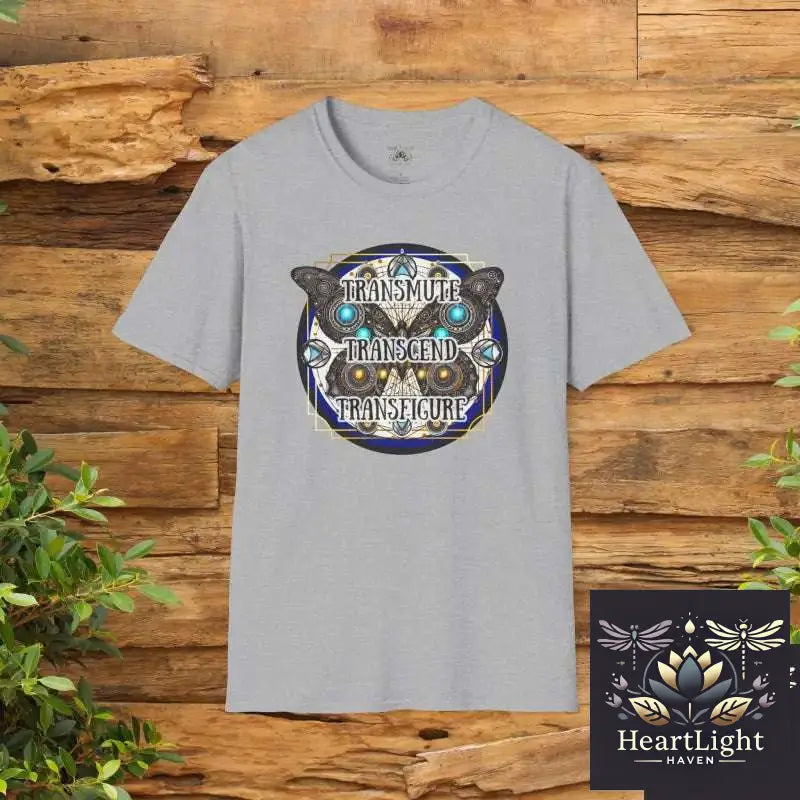 Butterfly Transformation Empowerment Tee – A Symbol of Growth & Strength - XS / Sport Grey - T-Shirt