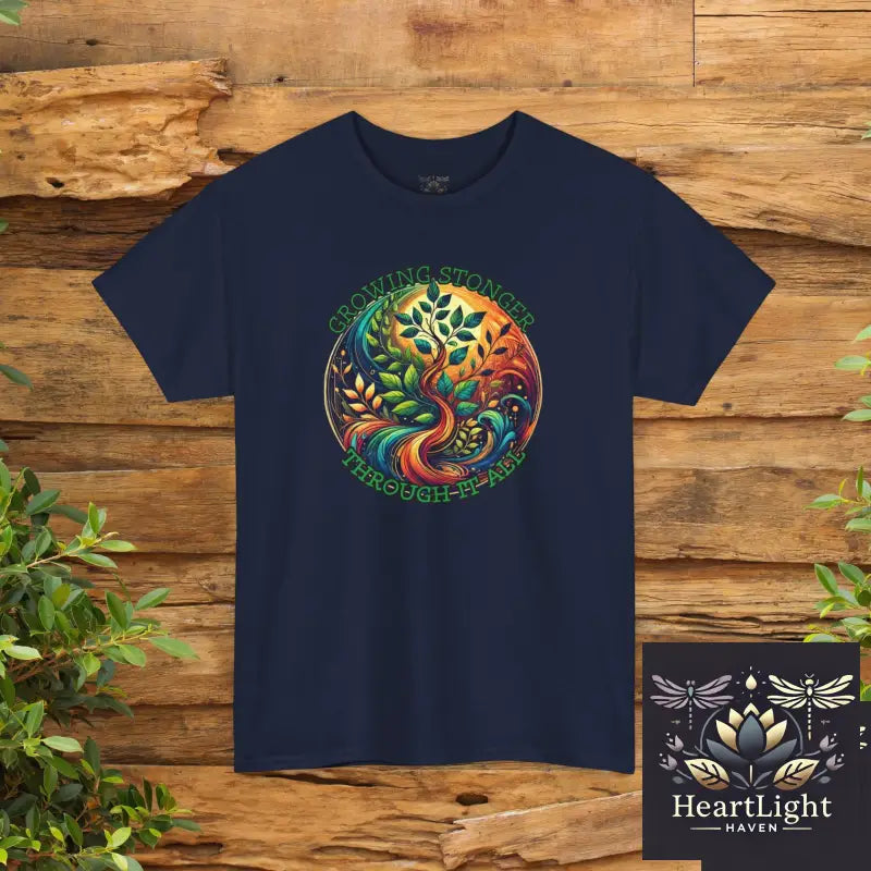 Colorful Nature Unisex Heavy Cotton Tee Bohemian Style Shirt Eco-Friendly Fashion Perfect Gift for Nature Lovers Summer