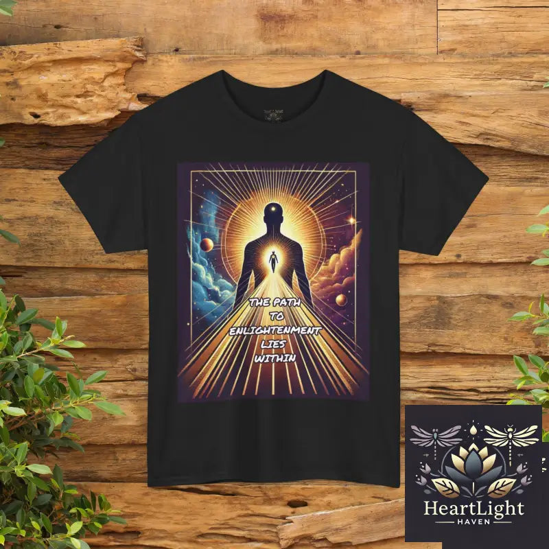Cosmic Energy Unisex Heavy Cotton Tee Spiritual Shirt Meditation Wear Consciousness Tee Yoga Apparel Mindfulness Gift