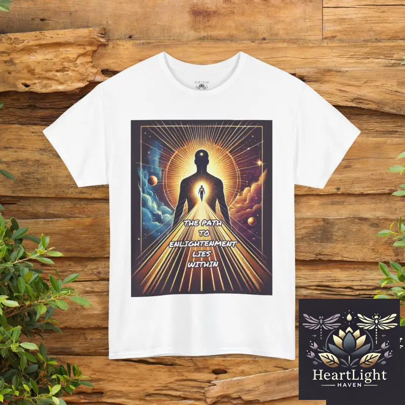 Cosmic Energy Unisex Heavy Cotton Tee Spiritual Shirt Meditation Wear Consciousness Tee Yoga Apparel Mindfulness Gift