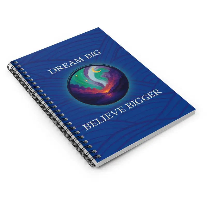 Dream Big Spiral Notebook - Inspirational Journal Motivational Notepad Gift for Students Self-Help - One Size - Paper