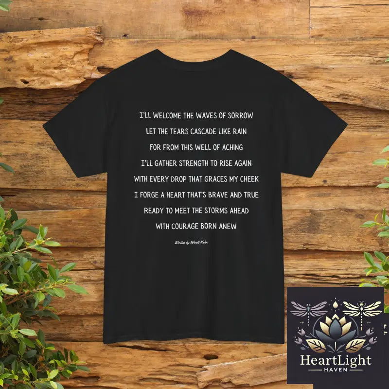 Empowering Waves Unisex Tee Inspirational Ocean Art Motivational Quote Shirt Gift for Ocean Lovers Self Care Apparel
