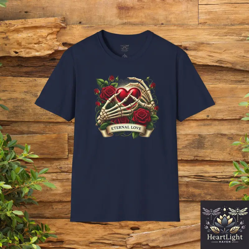 Eternal Love T-Shirt Romantic Gift Unisex Tee for Couples Valentines Day Anniversary or Birthdays Softstyle Comfort