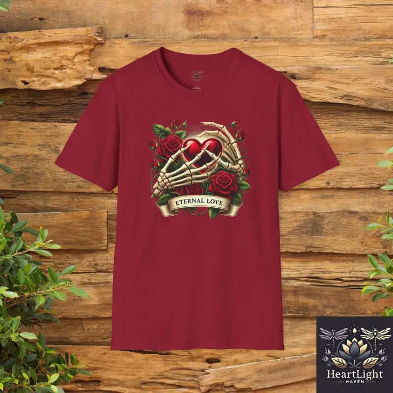Eternal Love T-Shirt Romantic Gift Unisex Tee for Couples Valentines Day Anniversary or Birthdays Softstyle Comfort - S