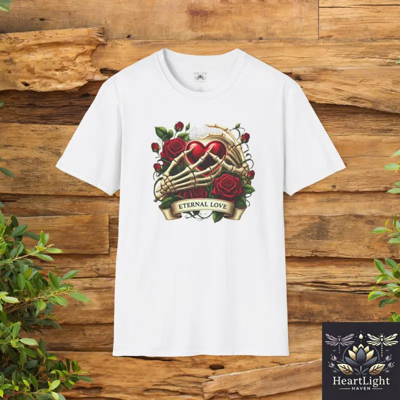 Eternal Love T-Shirt Romantic Gift Unisex Tee for Couples Valentines Day Anniversary or Birthdays Softstyle Comfort