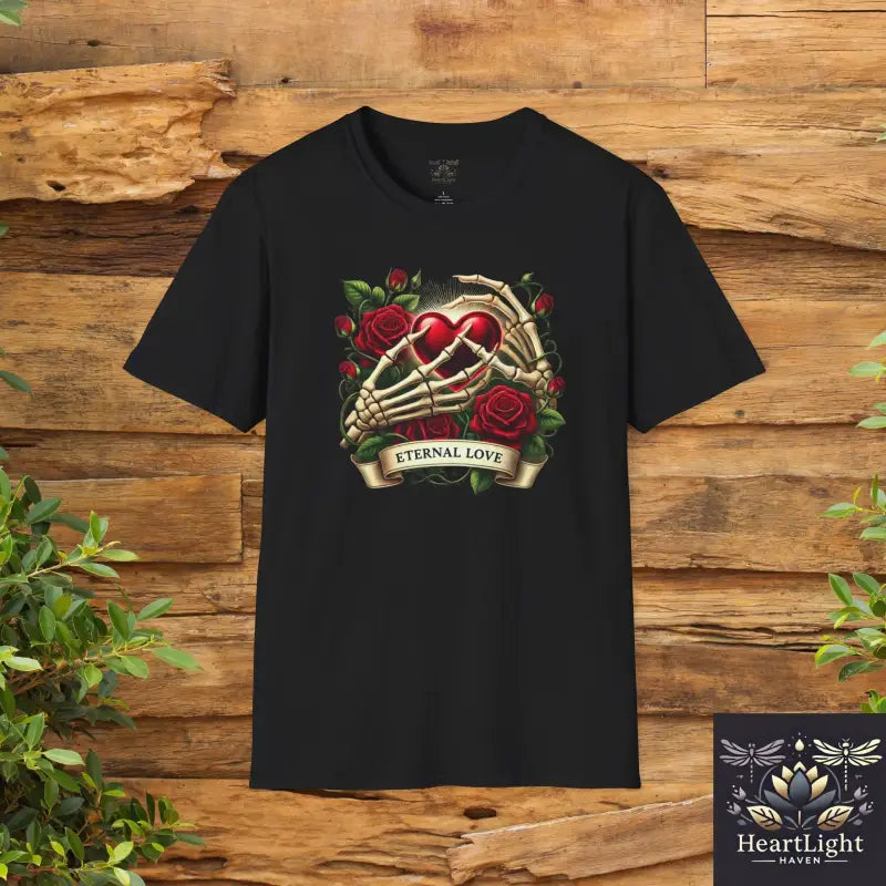 Eternal Love T-Shirt Romantic Gift Unisex Tee for Couples Valentines Day Anniversary or Birthdays Softstyle Comfort