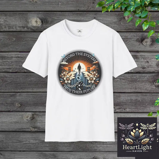 Foster Care Ends at 18 Not Life” T-Shirt by Heartlight Haven - XS / White - T-Shirt