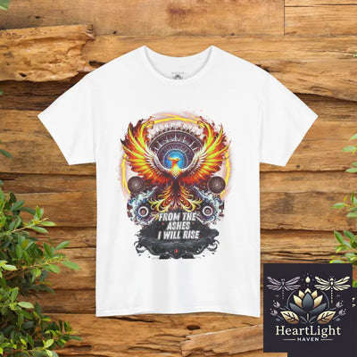 Phoenix Rise Tee – “From the Ashes I Will Rise” Unisex Shirt