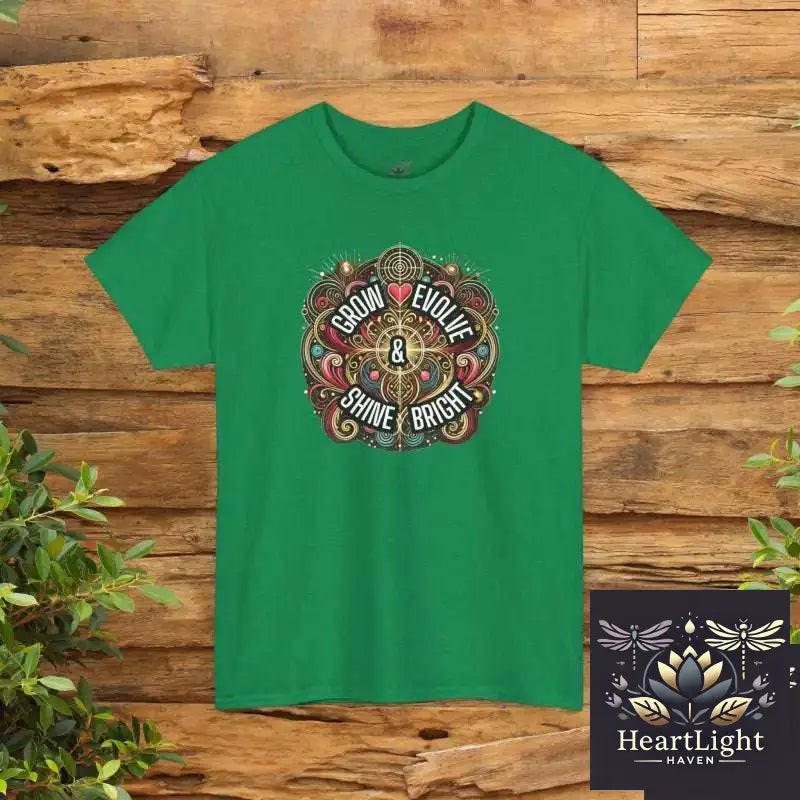 Empowering Personal Growth T-Shirt: Inspirational Apparel for Mindset & Motivation | Meaningful Gift - Antique Irish