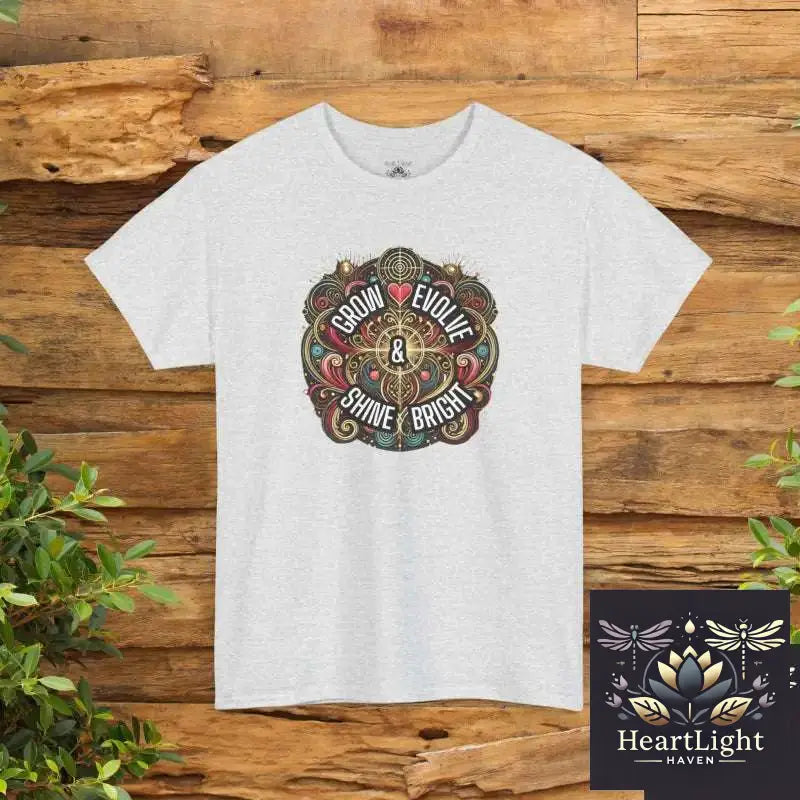 Empowering Personal Growth T-Shirt: Inspirational Apparel for Mindset & Motivation | Meaningful Gift - Ash / S - T-Shirt