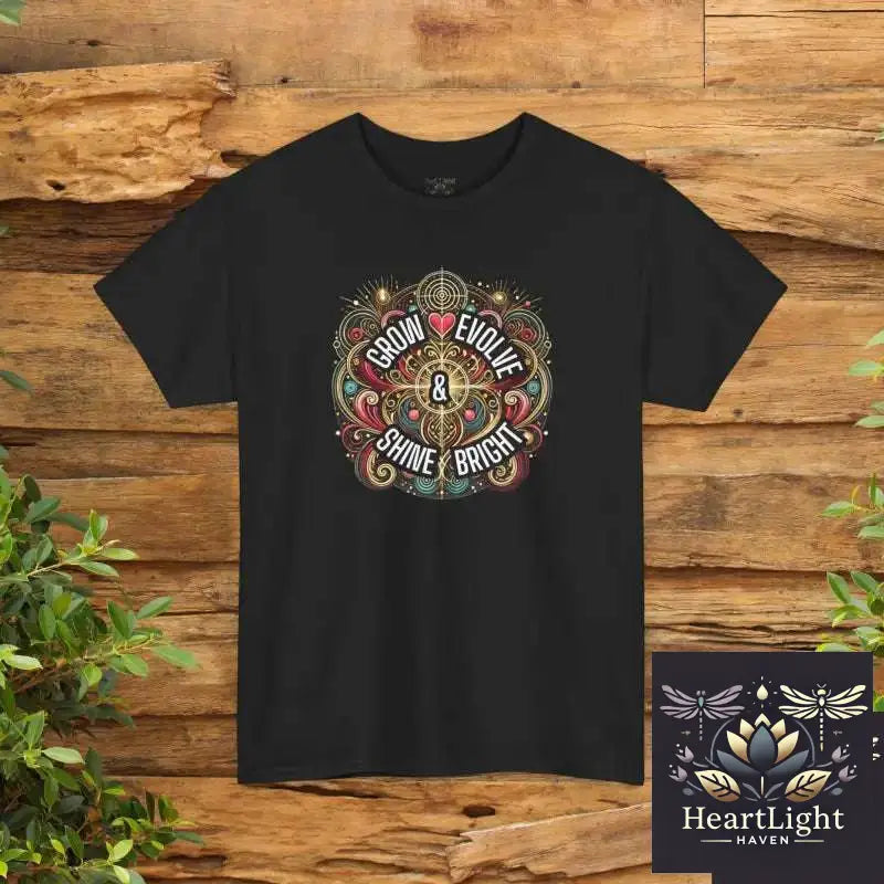 Empowering Personal Growth T-Shirt: Inspirational Apparel for Mindset & Motivation | Meaningful Gift - Black / S