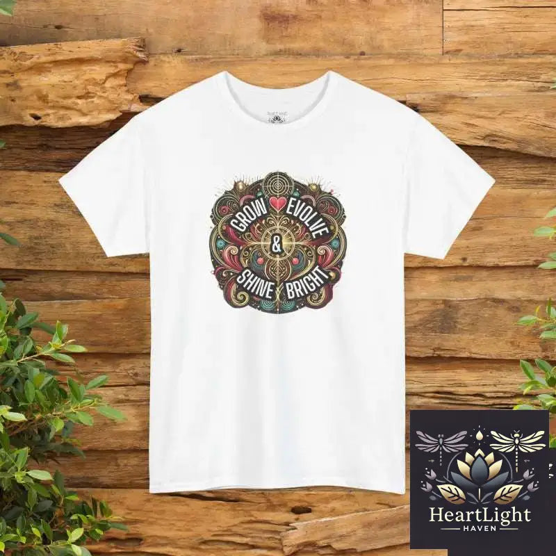Empowering Personal Growth T-Shirt: Inspirational Apparel for Mindset & Motivation | Meaningful Gift - White / L