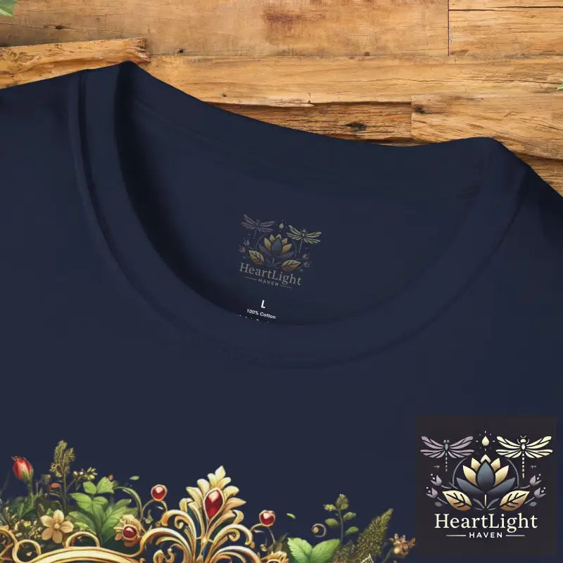 Heart Floral Unisex T-Shirt Romantic Gift Boho Chic Tee Valentine’s Day Apparel Comfort Wear Love Theme Shirt - T-Shirt