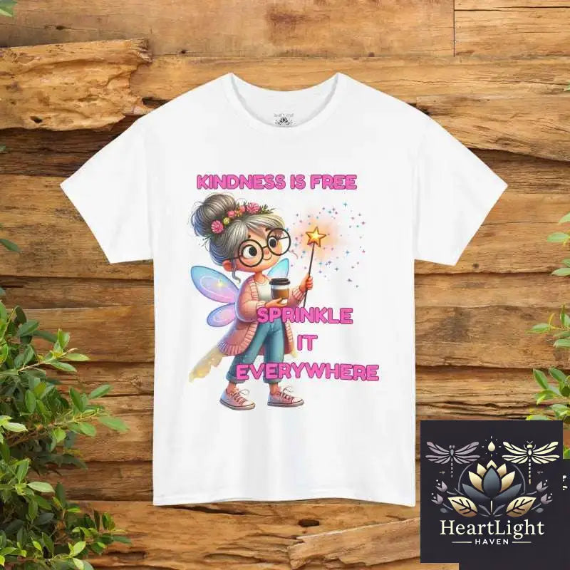 Elegant and Inspiring Kindness T-Shirt for Women-Classic and Stylish Design with a Heartfelt Message About Spreading