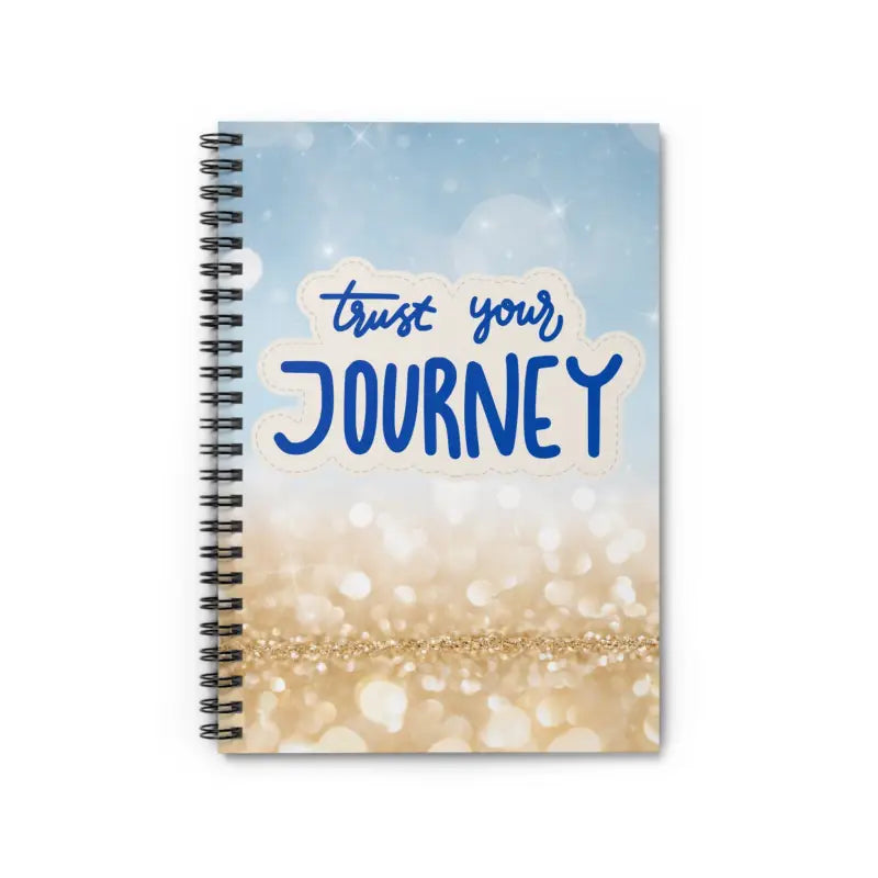 Inspirational Spiral Notebook - Trust Your Journey Empowerment Self-Discovery Motivational Stationery - One Size