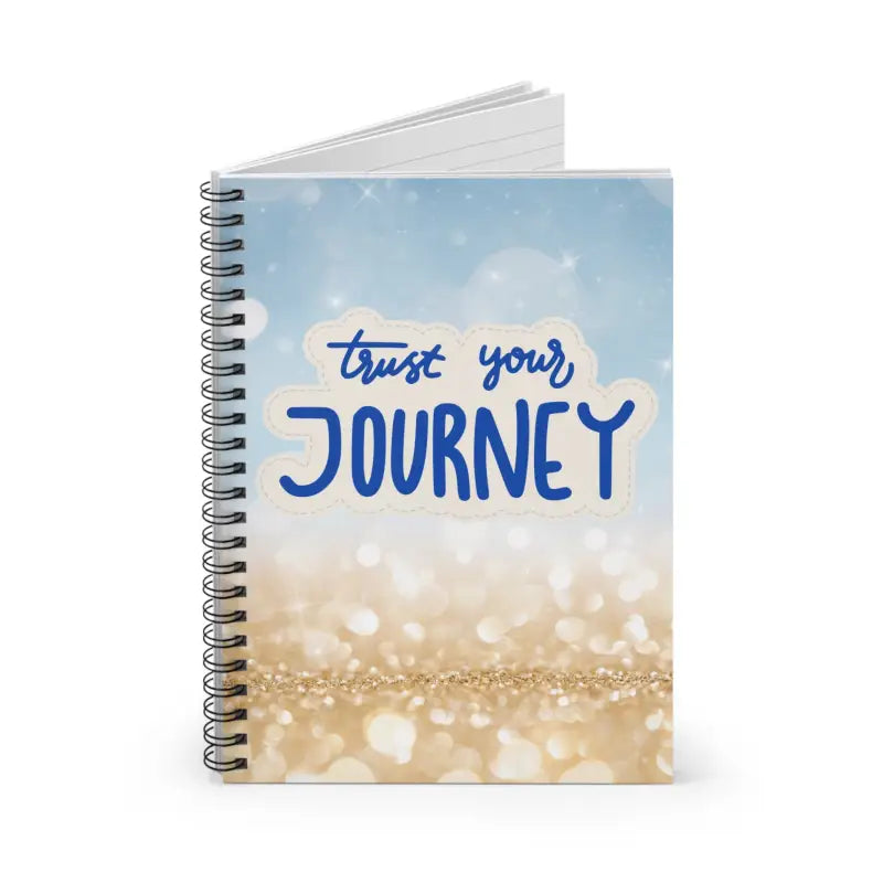 Inspirational Spiral Notebook - Trust Your Journey Empowerment Self-Discovery Motivational Stationery - One Size