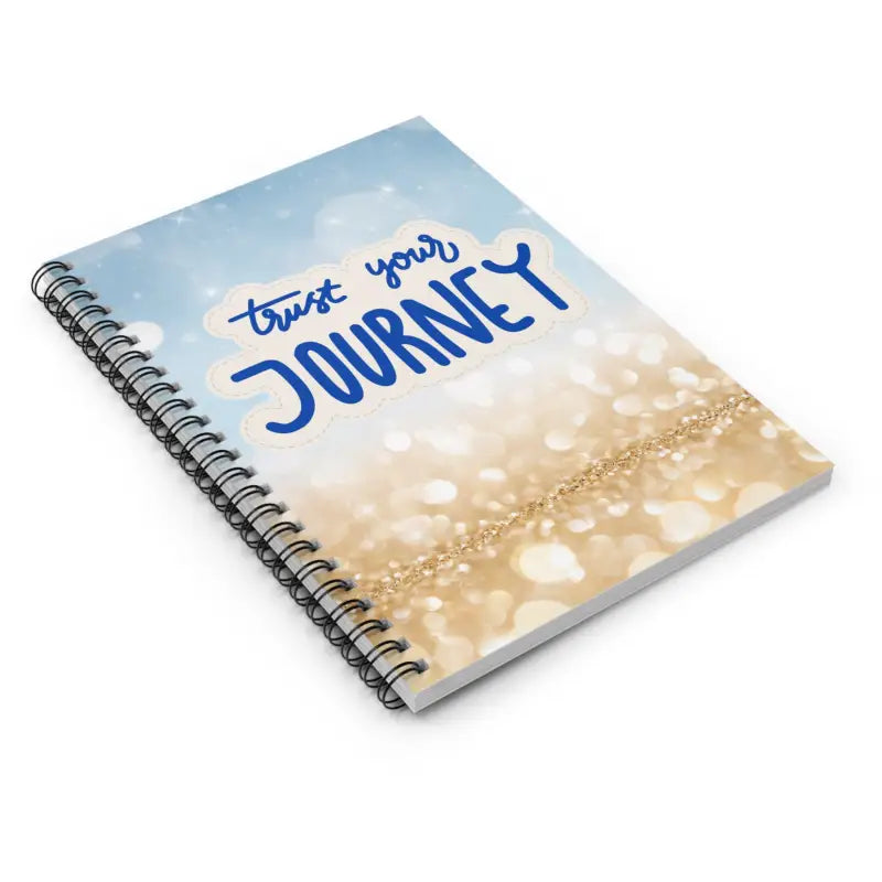 Inspirational Spiral Notebook - Trust Your Journey Empowerment Self-Discovery Motivational Stationery - One Size