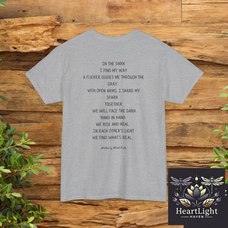 Inspirational Unisex Heavy Cotton Tee - Stronger Together Motivational Shirt Spiritual Gift Empowerment Apparel