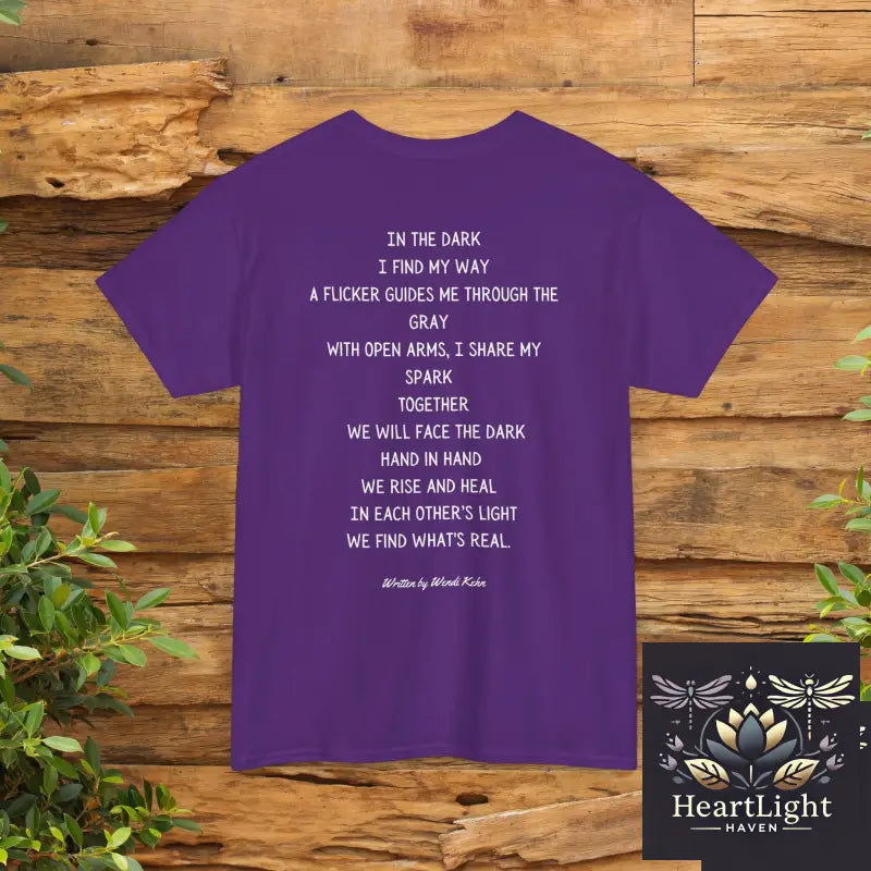Inspirational Unisex Heavy Cotton Tee - Stronger Together Motivational Shirt Spiritual Gift Empowerment Apparel