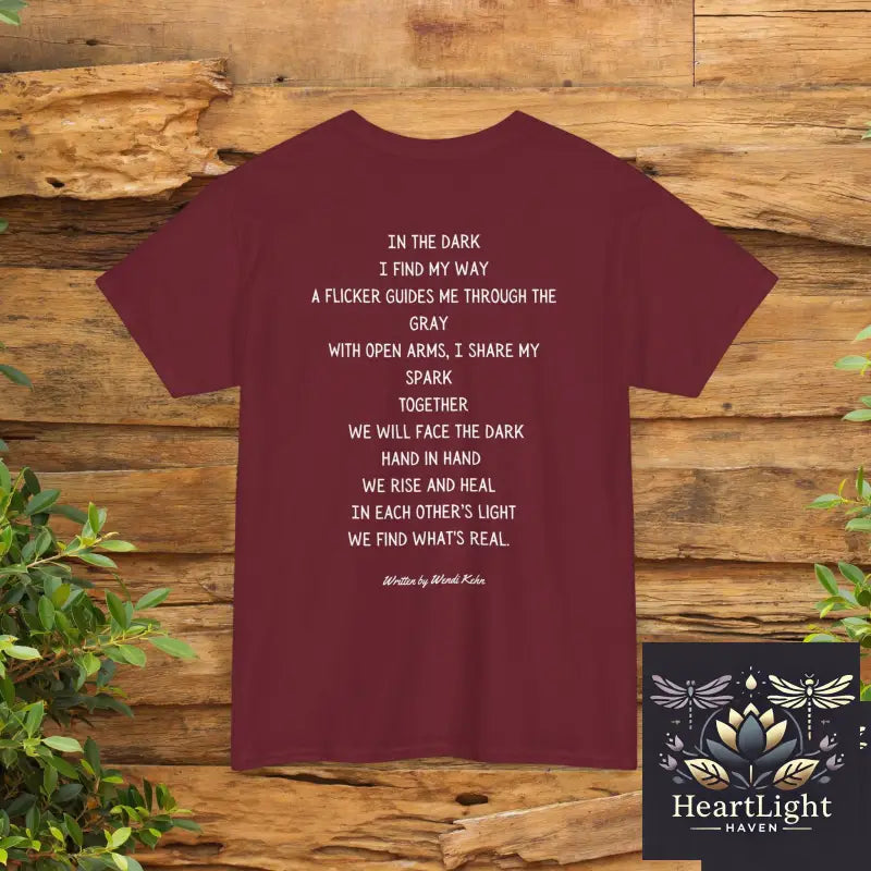 Inspirational Unisex Heavy Cotton Tee - Stronger Together Motivational Shirt Spiritual Gift Empowerment Apparel