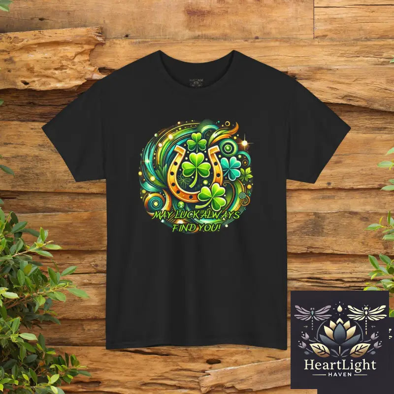 Lucky Blessings Tee – Unisex Cotton T-Shirt St. Patrick’s Day Gift Shamrock Shirt Casual Wear Positive Energy Apparel