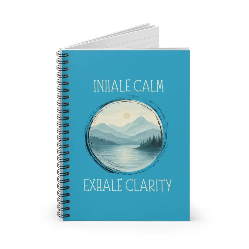Nature-Inspired Spiral Notebook | Mindfulness Journal Gift for Writers Office Decor Meditation Companion Stress Relief