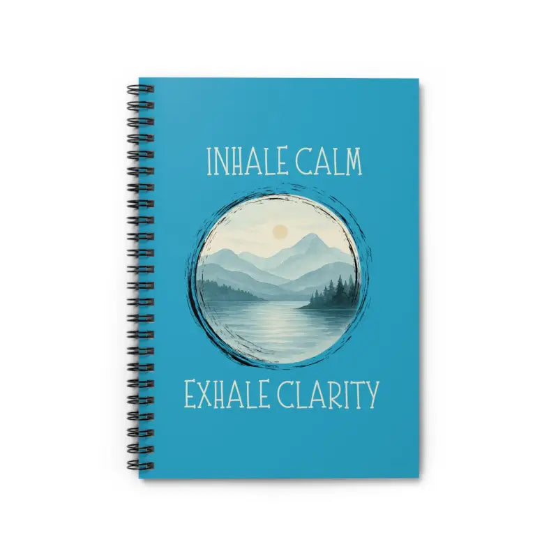 Nature-Inspired Spiral Notebook | Mindfulness Journal Gift for Writers Office Decor Meditation Companion Stress Relief