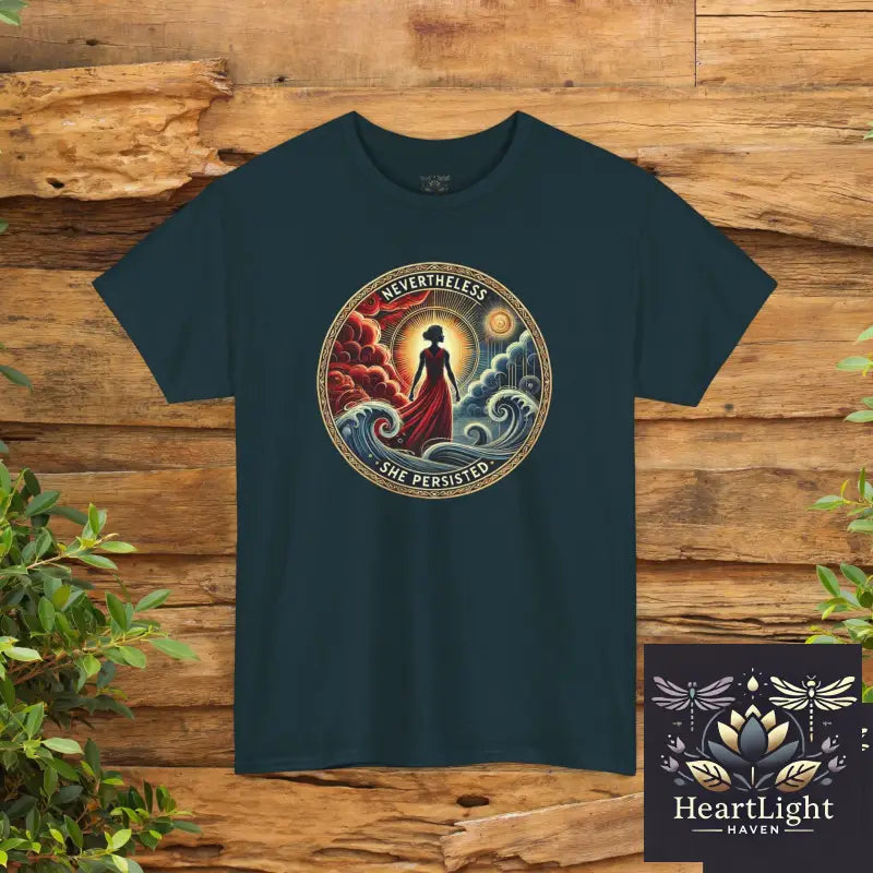 Nevertheless She Persisted: Empowering Women’s Motivational T-Shirt for Unstoppable Confidence - Midnight / S - T-Shirt