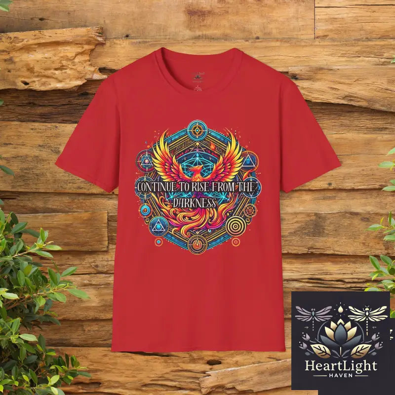 Phoenix Rising Hoodie: Empowering Symbol of Strength Resilience & Renewal - Inspirational Unisex Gift - XS / Red