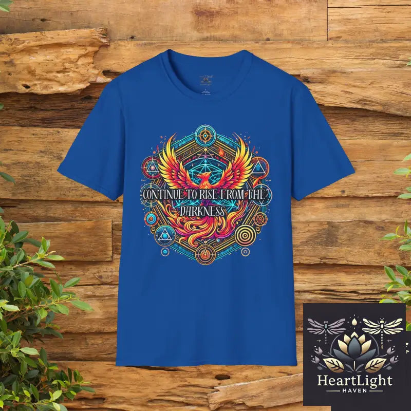 Phoenix Rising Hoodie: Empowering Symbol of Strength Resilience & Renewal - Inspirational Unisex Gift - XS / Royal