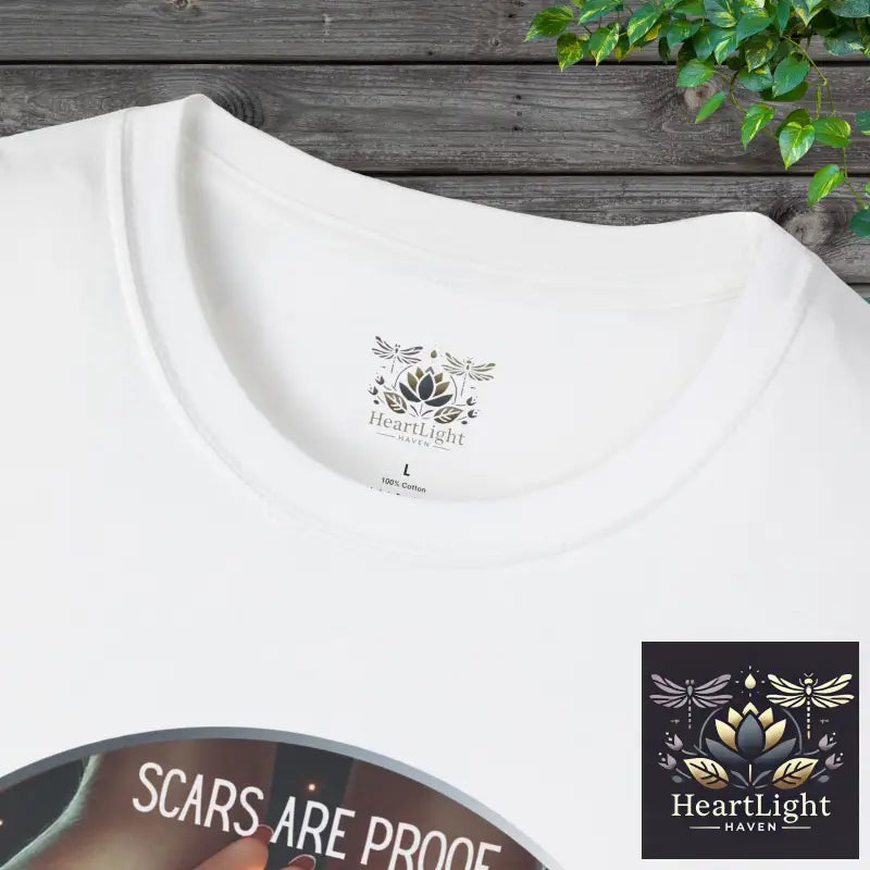 Scars are proof- We fought to stay-Support & Suicide Prevention Awareness Tee - T-Shirt