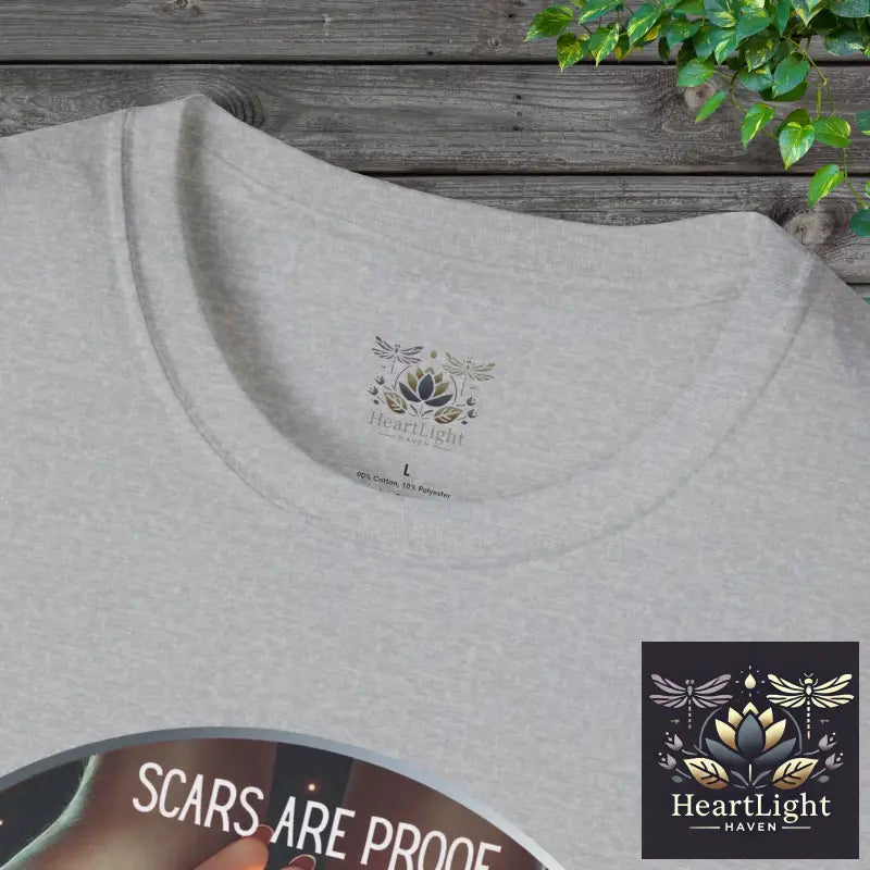 Scars are proof- We fought to stay-Support & Suicide Prevention Awareness Tee - T-Shirt