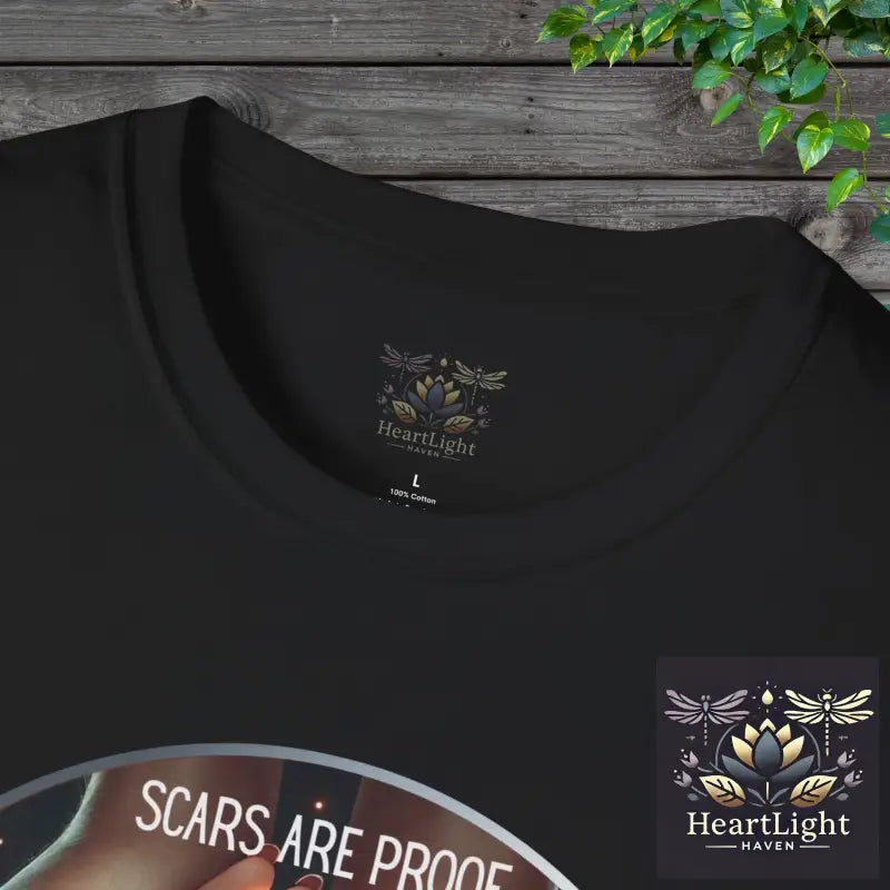 Scars are proof- We fought to stay-Support & Suicide Prevention Awareness Tee - T-Shirt