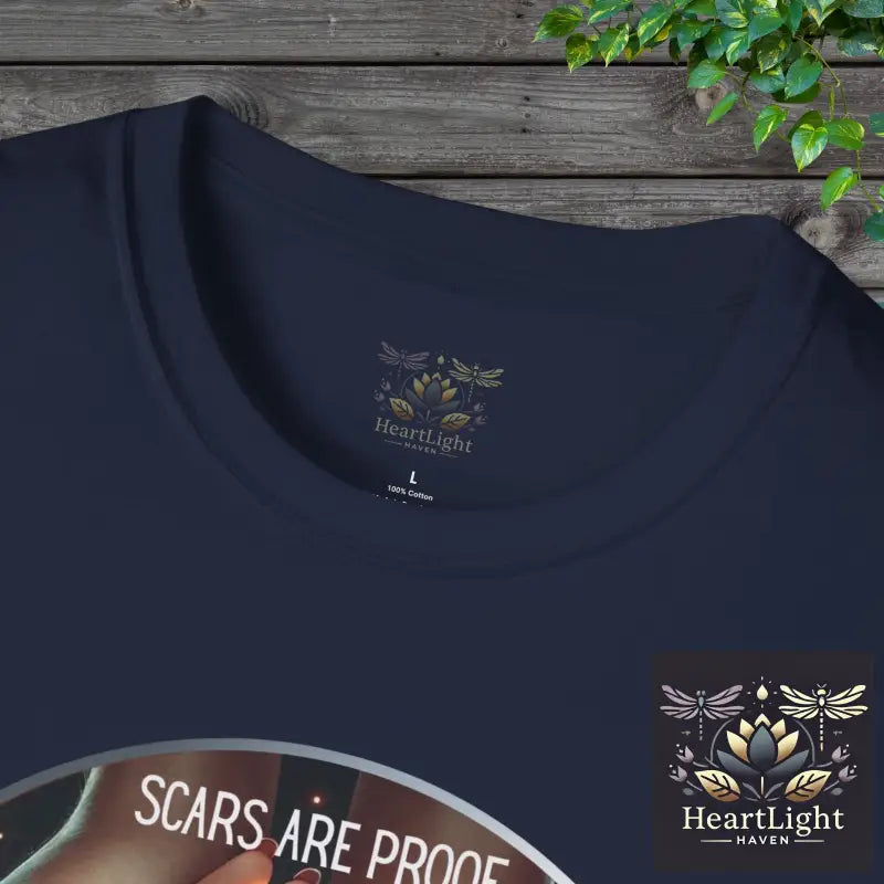 Scars are proof- We fought to stay-Support & Suicide Prevention Awareness Tee - T-Shirt