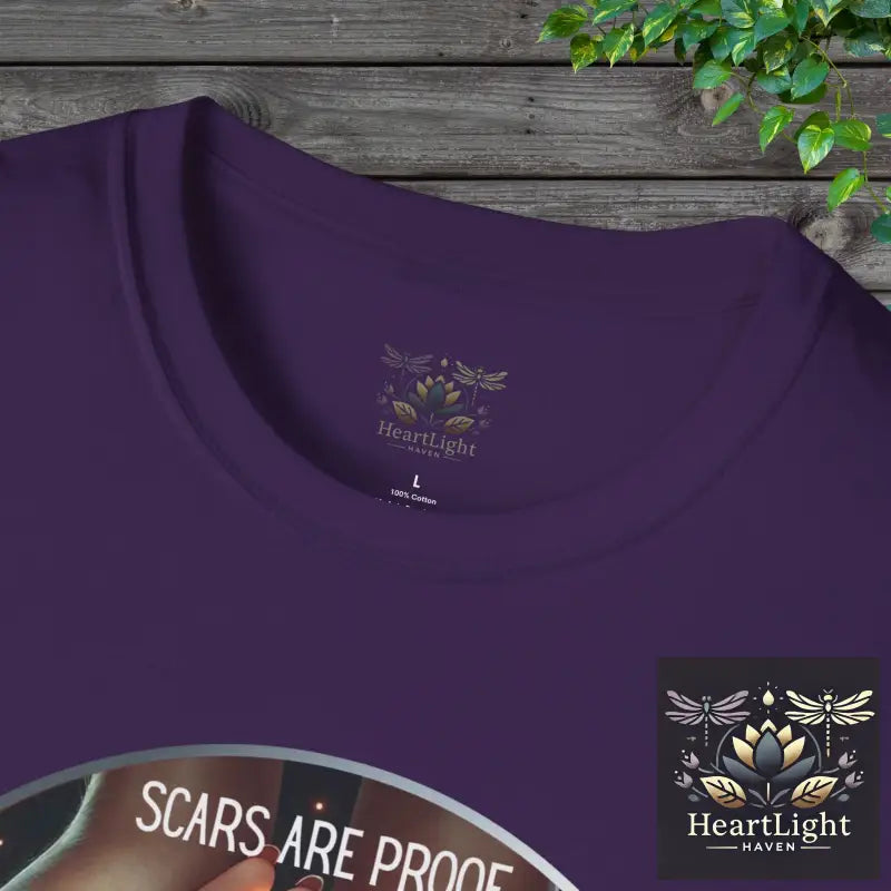Scars are proof- We fought to stay-Support & Suicide Prevention Awareness Tee - T-Shirt