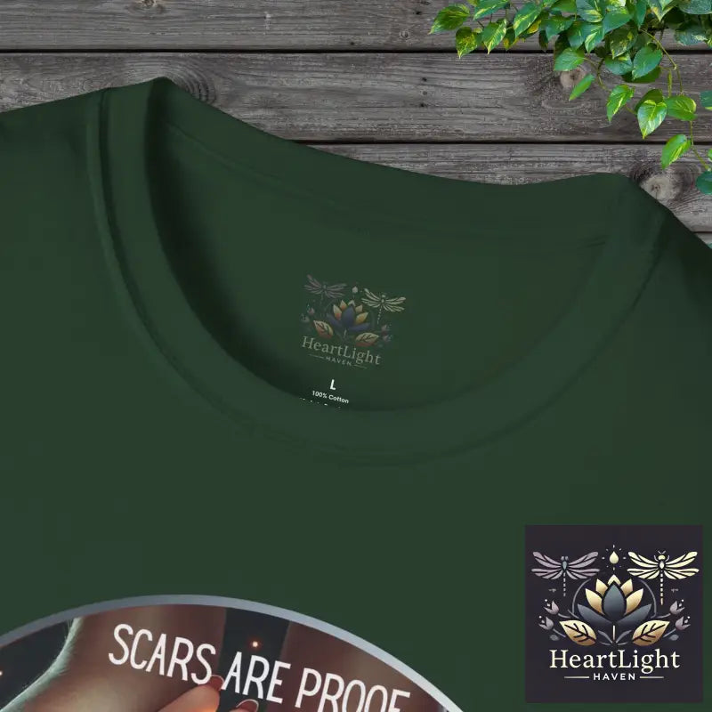 Scars are proof- We fought to stay-Support & Suicide Prevention Awareness Tee - T-Shirt