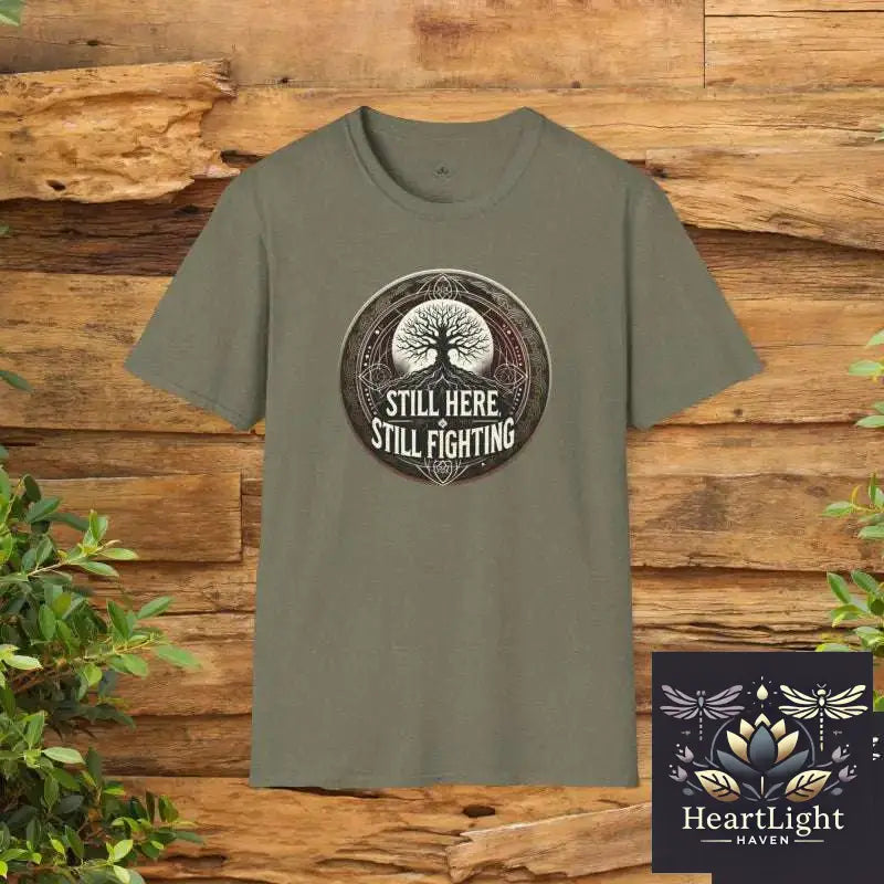 Inner Strength Mental Health Awareness Tee: Inspirational Unisex Garment-Dyed T-Shirt for Empowerment - S / Heather