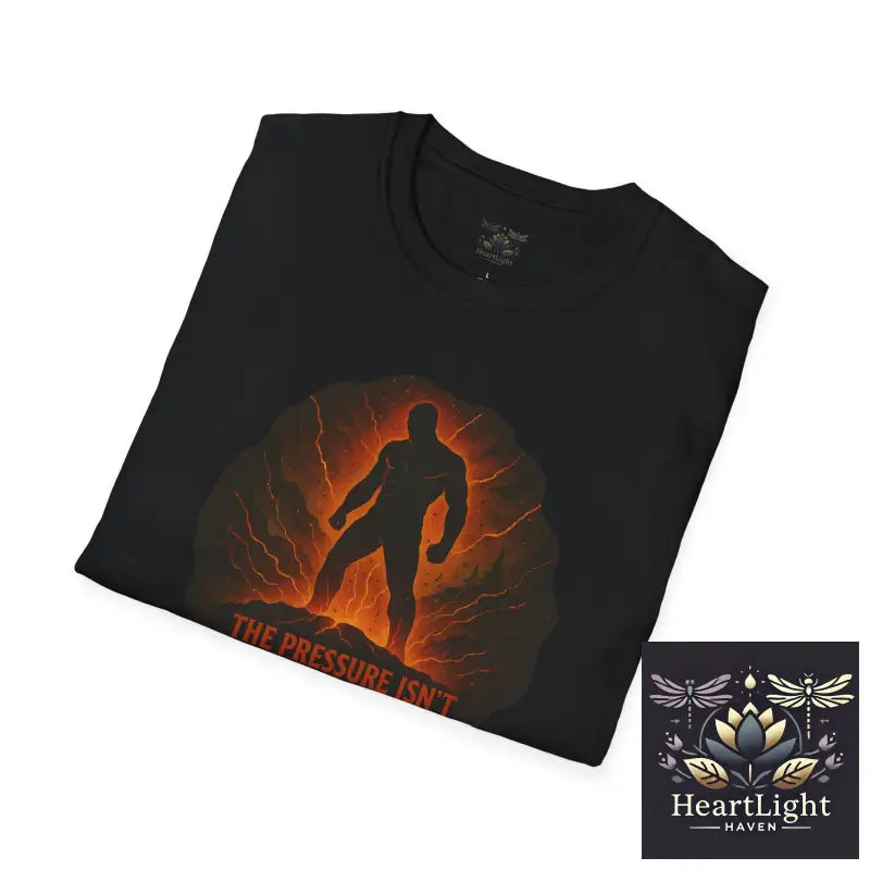The Pressure Is the Point – Motivational Unisex T-Shirt | Mental Resilience & Growth Mindset Apparel - T-Shirt