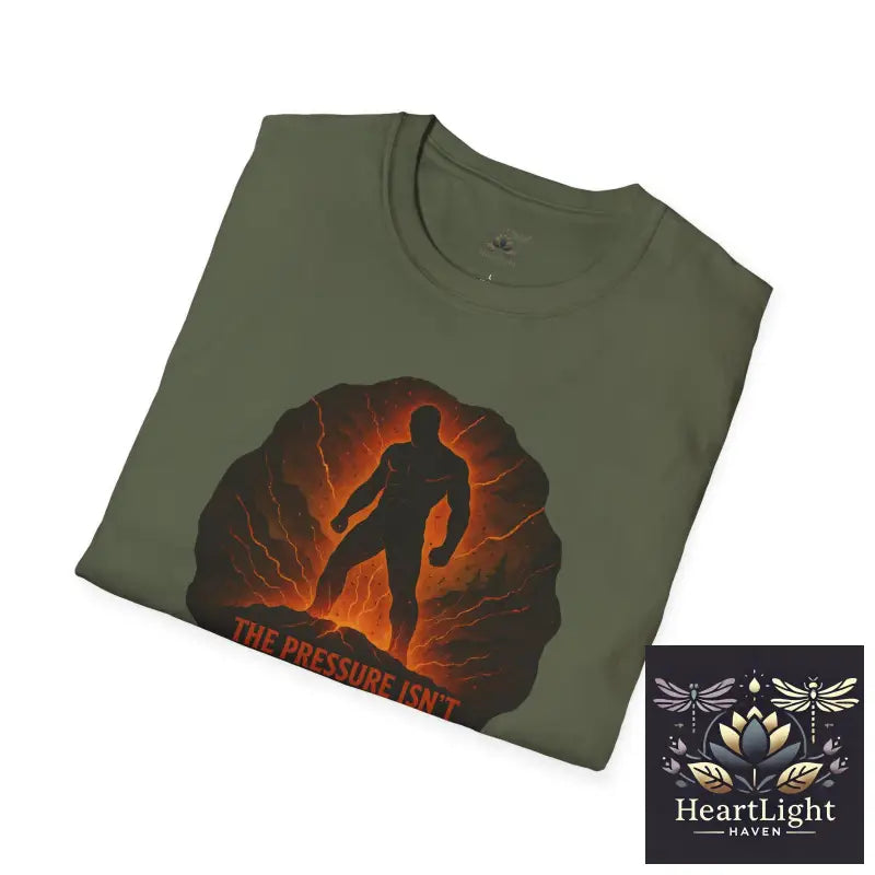 The Pressure Is the Point – Motivational Unisex T-Shirt | Mental Resilience & Growth Mindset Apparel - T-Shirt