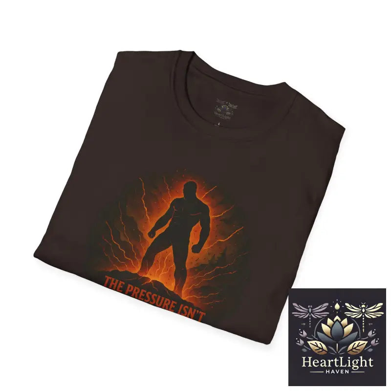 The Pressure Is the Point – Motivational Unisex T-Shirt | Mental Resilience & Growth Mindset Apparel - T-Shirt