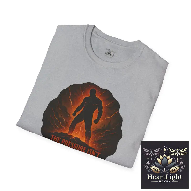 The Pressure Is the Point – Motivational Unisex T-Shirt | Mental Resilience & Growth Mindset Apparel - T-Shirt